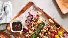 Grilled Chicken Yakitori With Yuzu And Orange Glaze