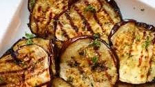 Grilled Eggplant with Garlic and Herbs