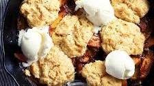 Grilled Peach Cobbler