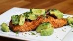 Grilled Salmon with Avocado Salsa