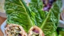 Grilled Vegetable Hummus Wraps
