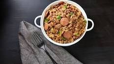 Ground Beef and Andouille Sausage Dirty Rice