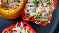 Ground Chicken Stuffed Peppers