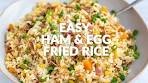 Ham Egg Fried Rice | Perfect For Using Leftover Ham