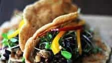 Happy Tacos With Amaranth Wraps And Avocado Sauce