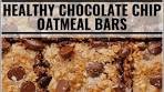 HEALTHY, CHOCOLATE CHIP , OATMEAL BARS : HIGH ...