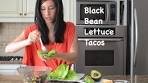 Healthy recipe: Black Bean Lettuce Wrap Tacos