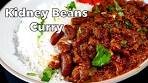 HEALTHY RED KIDNEY BEAN CURRY (VEGAN) | RAJMA ...