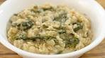 Healthy Savory Spinach Oatmeal Porridge Recipe