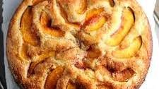 Heavenly Greek Yogurt Peach Cake