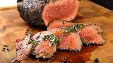 Herb Crusted Tri-Tip Steak Recipe with Infused Olive Oil Drizzle