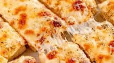 Homemade Cheesy Breadsticks