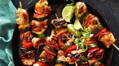 Honey Soy Chicken and Vegetable Skewers