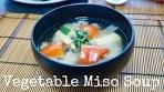 How to make a simple delicious Vegetable Miso Soup Recipe ...