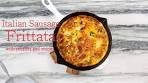 How to Make an Italian Sausage Frittata with Peppers and ...