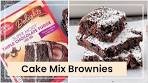 How to Make Cake Mix Brownies