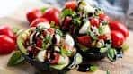 How to Make Caprese Stuffed Avocados | The Stay At Home ...