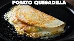 How to Make Cheesy Potato Quesadillas Recipe!