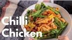 How to make Chilli Chicken Stirfry 小煎鸡 | Spicy Juicy and ...