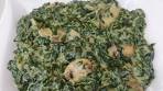 How to make creamy spinach with mushrooms. Quick and ...