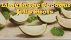 How To Make Lime In The Coconut Jello Shots | Drinks Made ...