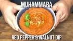 How to make Muhammara, a DELICIOUS red pepper and ...