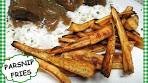 How To Make Oven Baked CRISPY PARSNIP FRIES Recipe ...