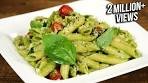 How To Make Pesto Pasta | Penne Pasta With Pesto Sauce ...