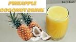 How to make Pineapple coconut smoothie - Pineapple ...