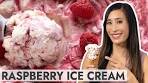 How to Make Raspberry Swirl Ice Cream at Home