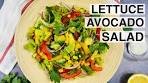 How to Make Romaine Lettuce Salad with Avocado Recipe ...