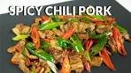 How To Make Spicy Chili Pork - Fast & Delicious Stir Fry!