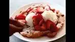 How to Make Strawberry Shortcake Funnel Cakes!