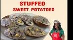 How to make STUFFED SWEET POTATO