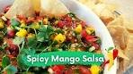 HOW TO MAKE THE EASIEST SPICY MANGO SALSA RECIPE
