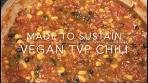 How to Make Vegetarian or Vegan TVP Chili