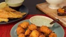 Hush Puppies with Herb Mayo