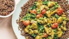 Indian Coconut Chicken Curry with Spinach & Quinoa