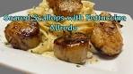 Irresistible Scallop Fettuccine Alfredo Dish