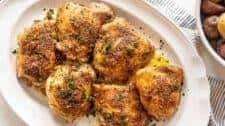 Italian Baked Chicken Thighs