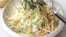 Japanese Daikon Salad with Sesame Dressing