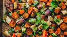 Japanese Miso Roasted Vegetables