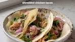 jeannette | these shredded chicken tacos with avocado ...
