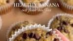 Jess Hoffman | Oat Flour Banana Muffins!😍🍌 Comment the ...