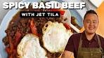 Jet Tila's Spicy Basil Beef | In the Kitchen with Jet Tila | Food ...