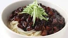 Jjajangmyeon (Noodles in blackbean sauce)