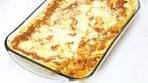 Lasagna with Bechamel Sauce - Meat and Cheese Lasagna ...
