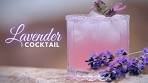 Lavender Cocktail 💜 Lavender Syrup | Beach Drinks | Summer ...