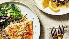 Lemon-Garlic Baked Cod With Quinoa