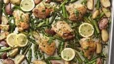 Lemon-Herb Chicken Sheet Pan Supper